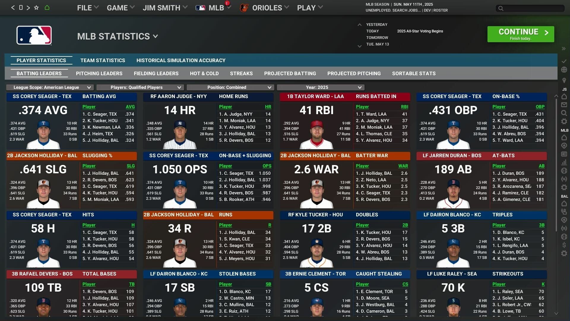 Screenshot for Out of the Park Baseball 26