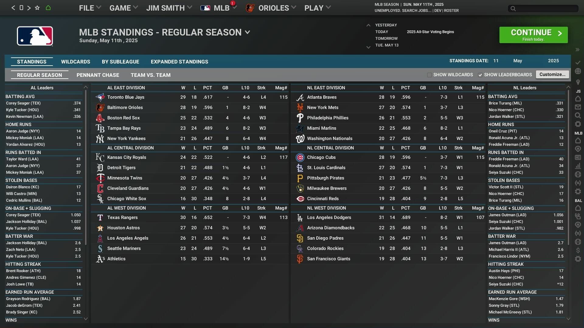 Screenshot for Out of the Park Baseball 26