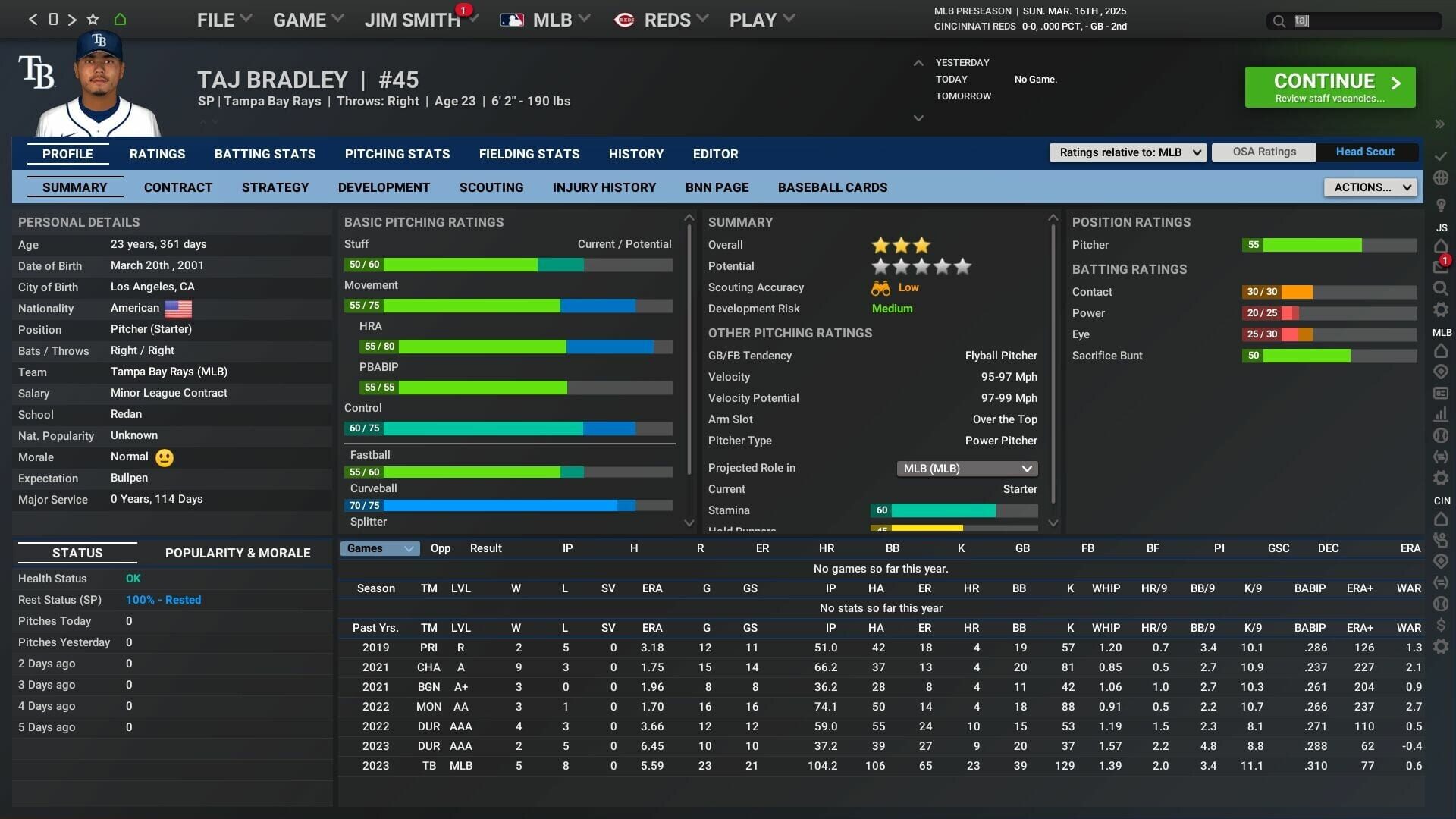 Screenshot for Out of the Park Baseball 26