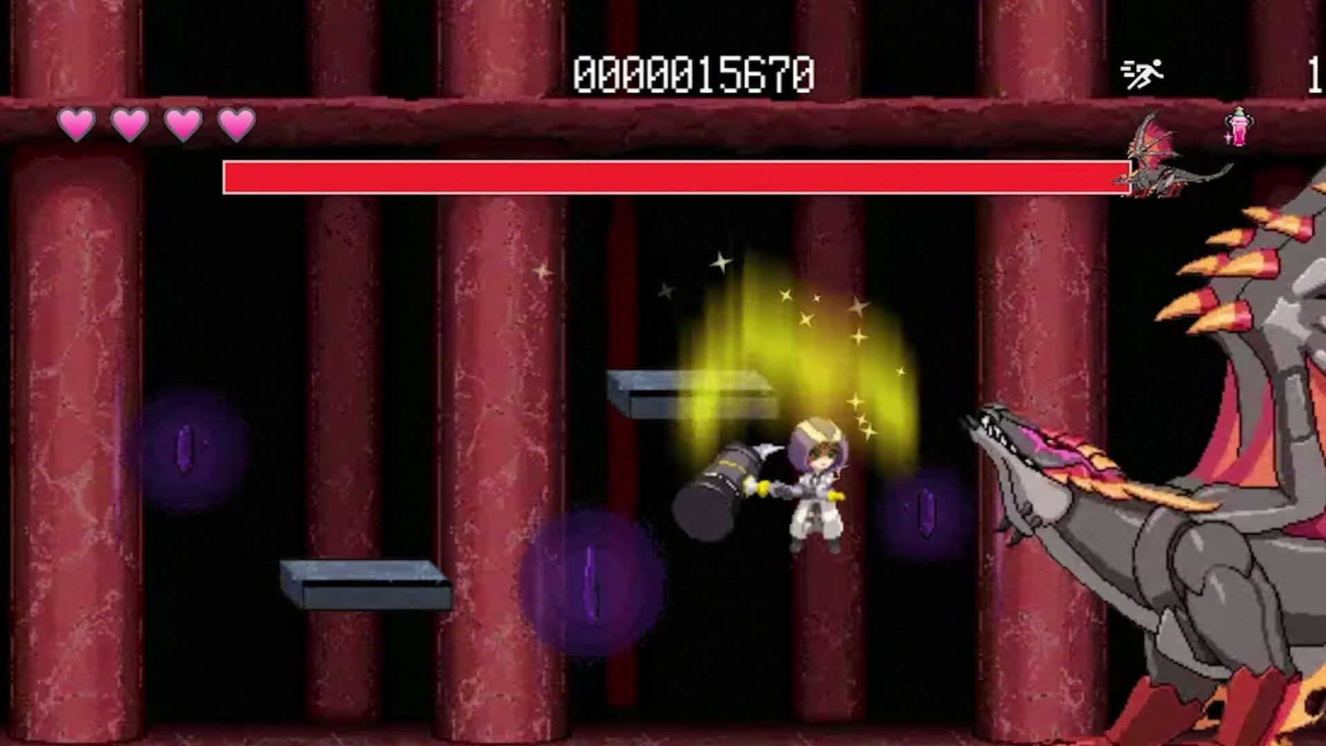 Screenshot for Guild no Uketsukejou desu ga, Yoko-scroll game ni natta no de Boss wo solo toubatsu shiyou to omoimasu.