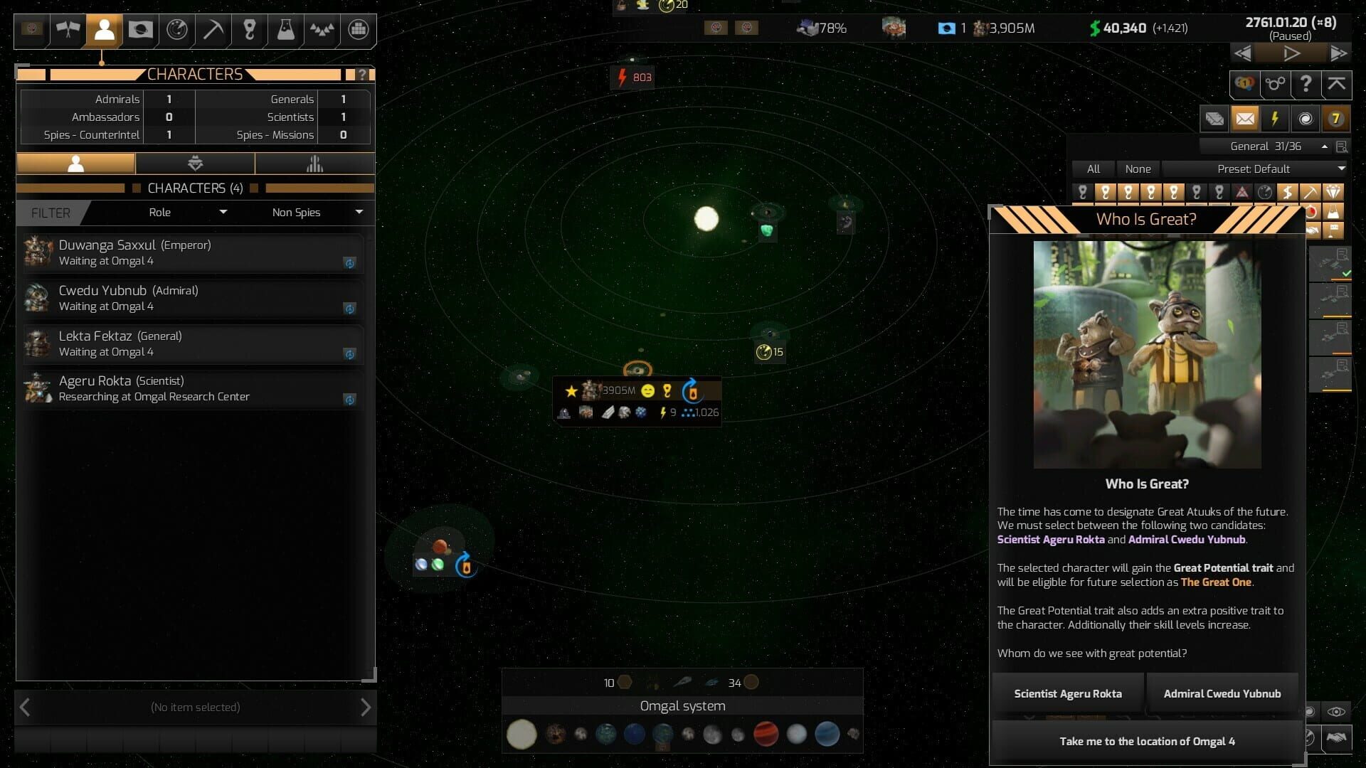 Screenshot for Distant Worlds 2: Factions - Atuuk and Wekkarus