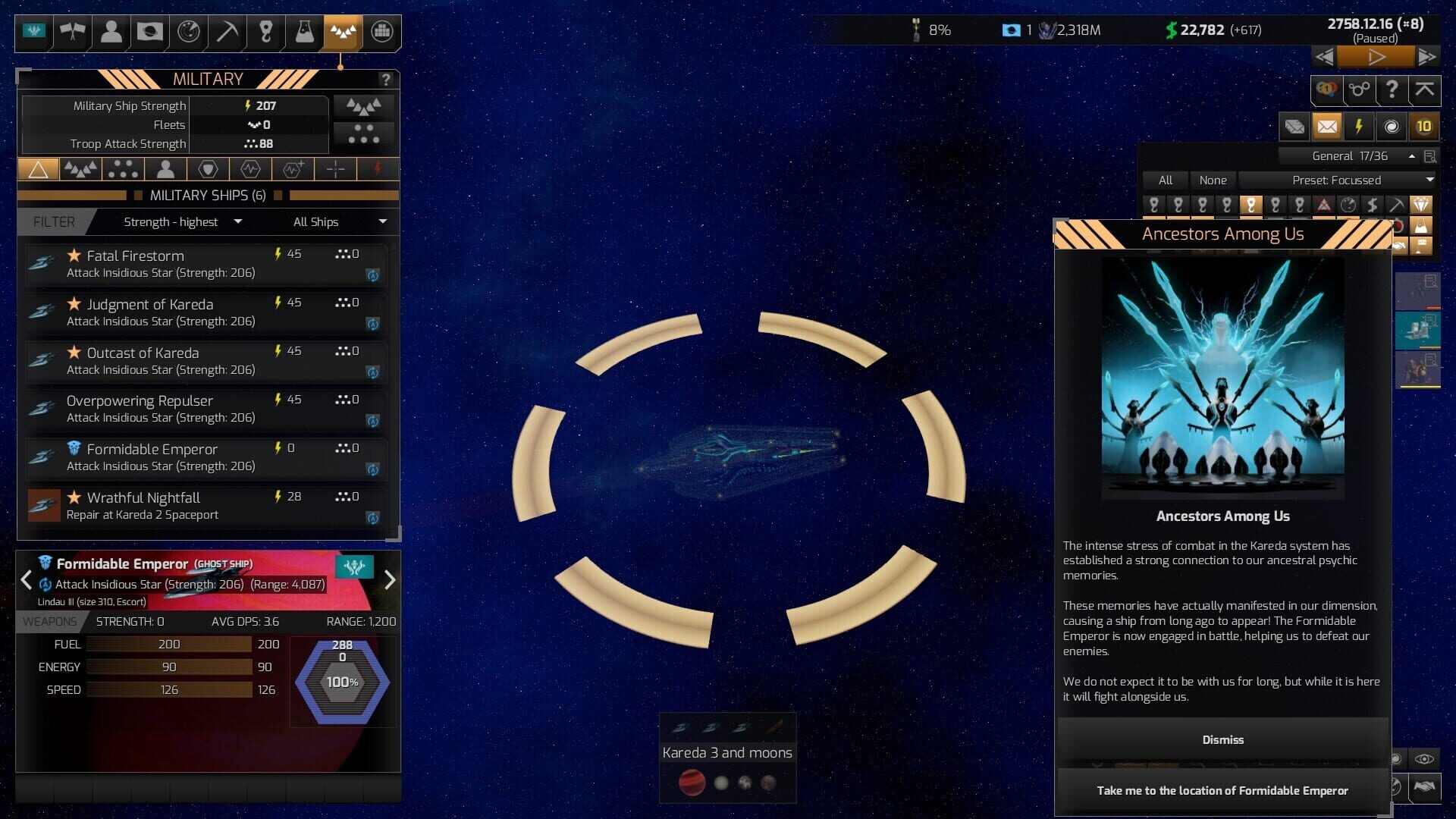 Screenshot for Distant Worlds 2: Factions - Atuuk and Wekkarus