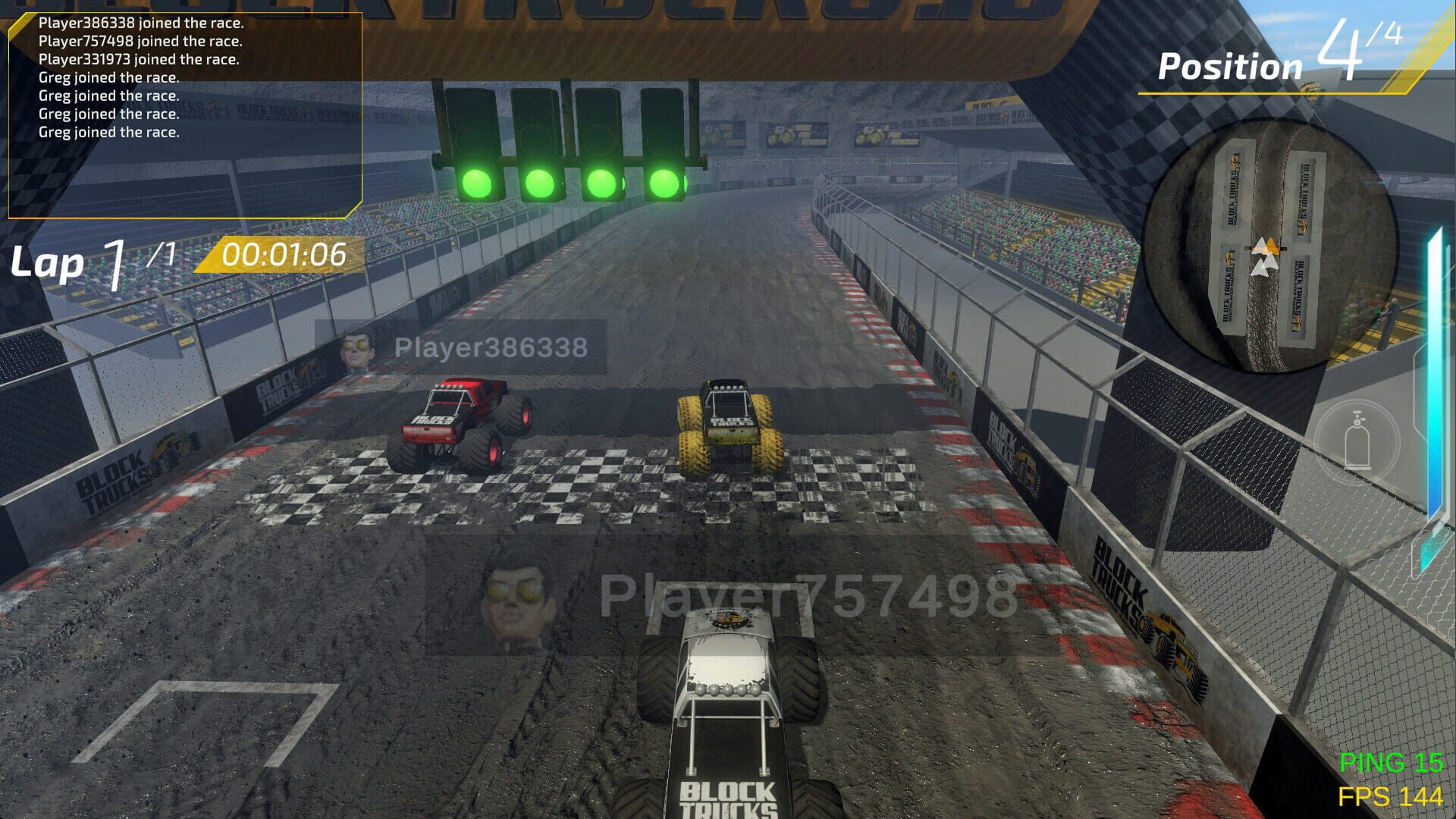 Screenshot for Block Trucks Multiplayer Racing