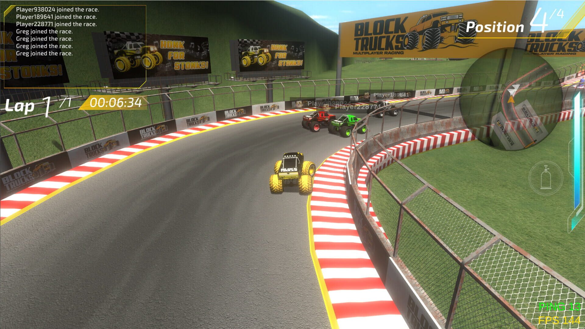 Screenshot for Block Trucks Multiplayer Racing