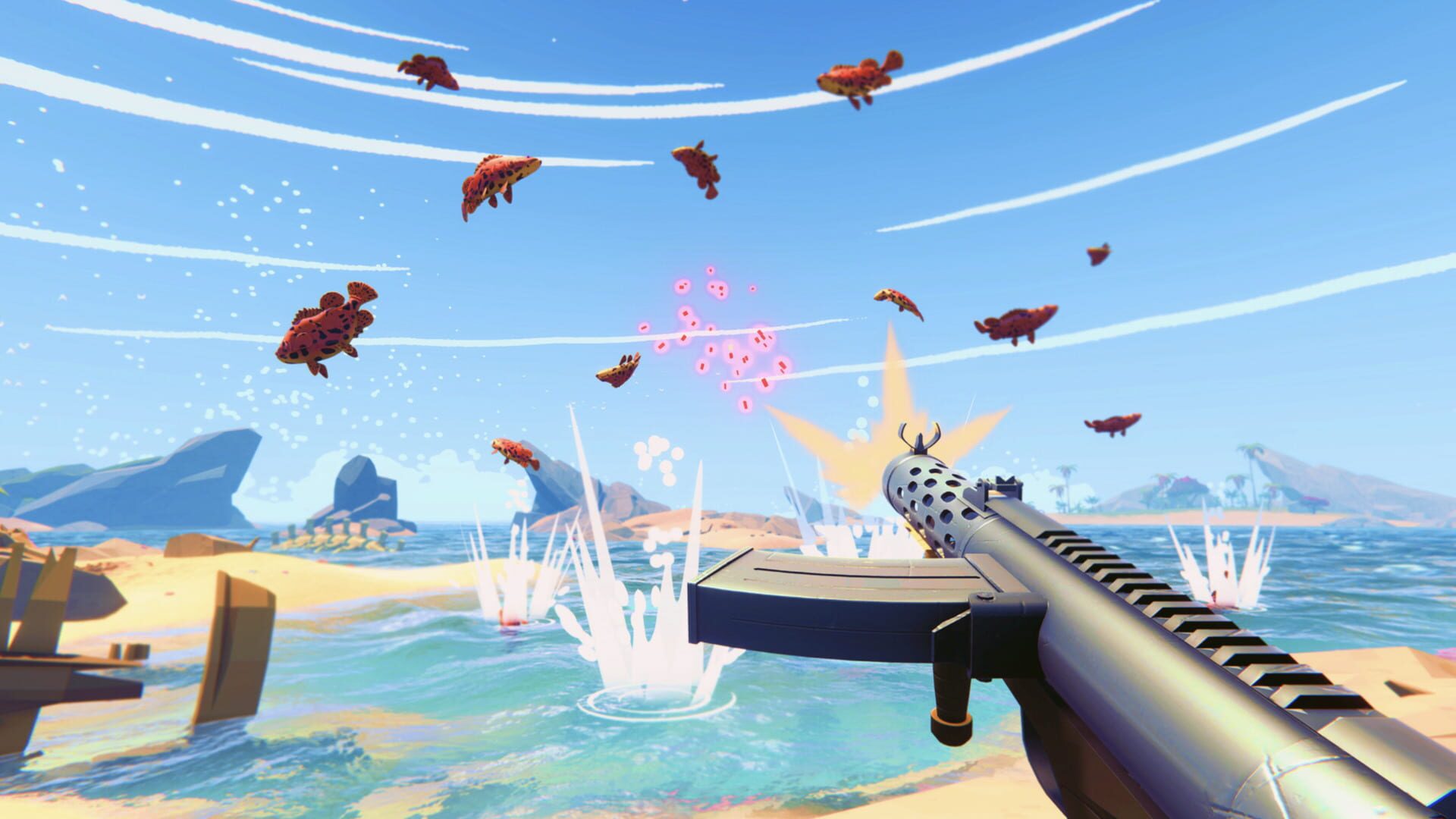 Screenshot for Fish Hunters: The Most Ridiculous Fishing Simulator
