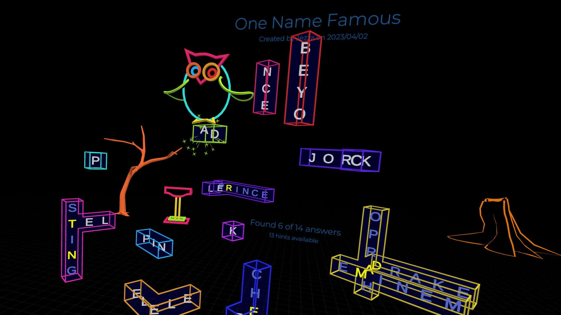 Screenshot for Arthur Owl's Word Block