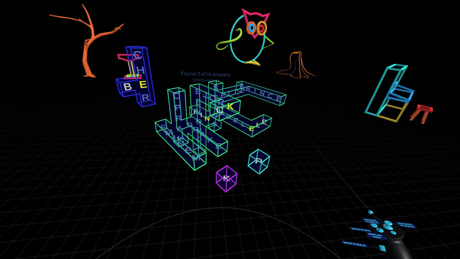 Screenshot for Arthur Owl's Word Block