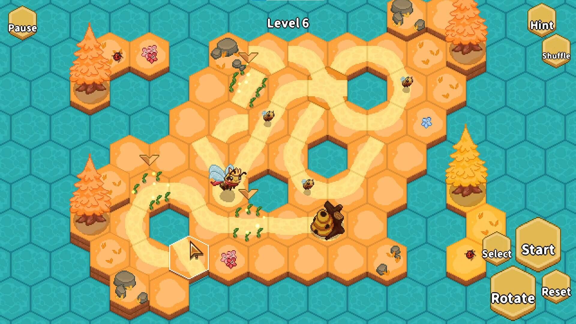 Screenshot for Bee Flowers: Royal Garden