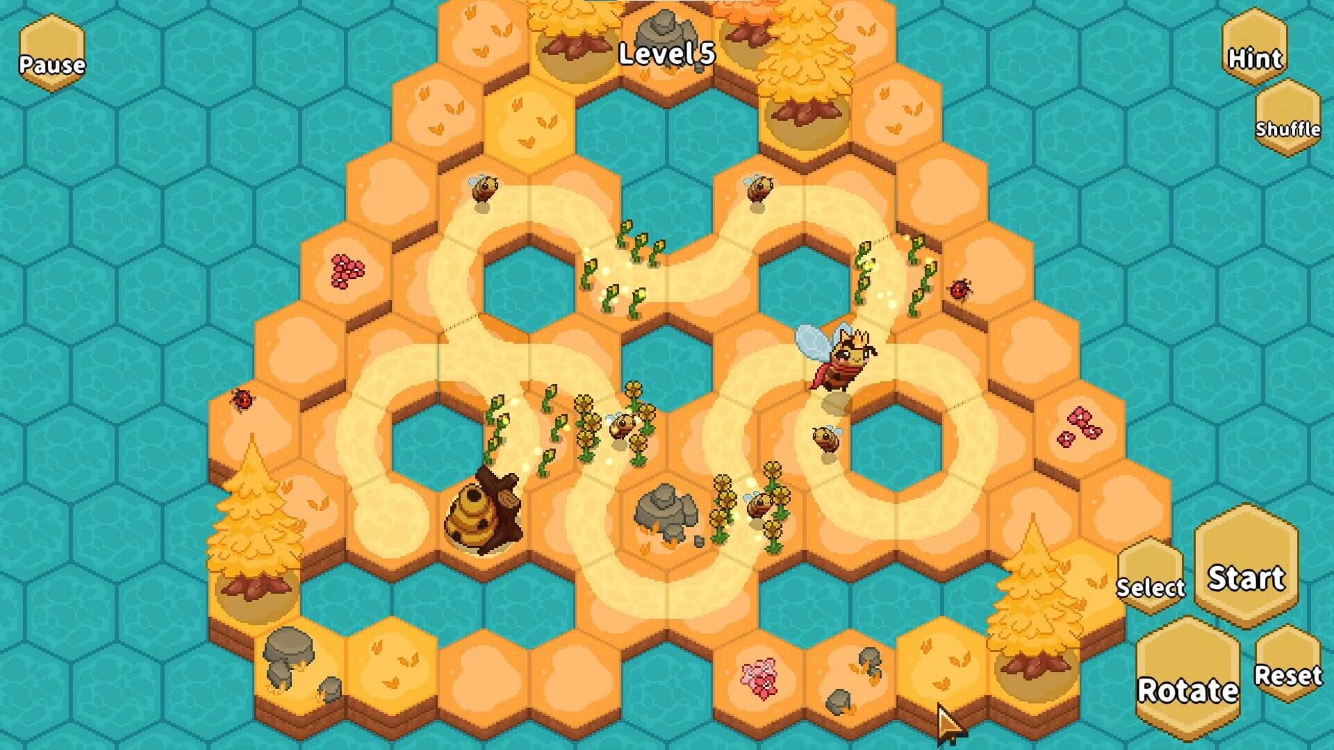 Screenshot for Bee Flowers: Royal Garden