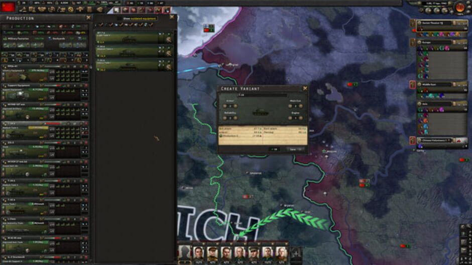 Screenshot for Hearts of Iron IV