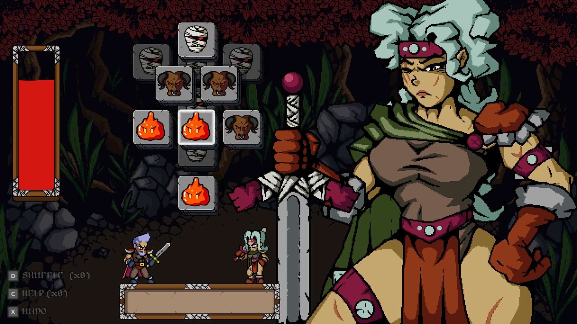 Screenshot for Warriors Waifus Mahjong