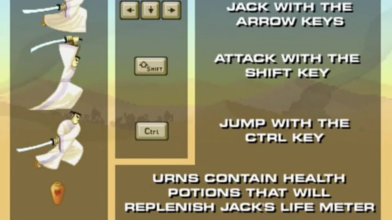 Screenshot for Samurai Jack: Desert Quest