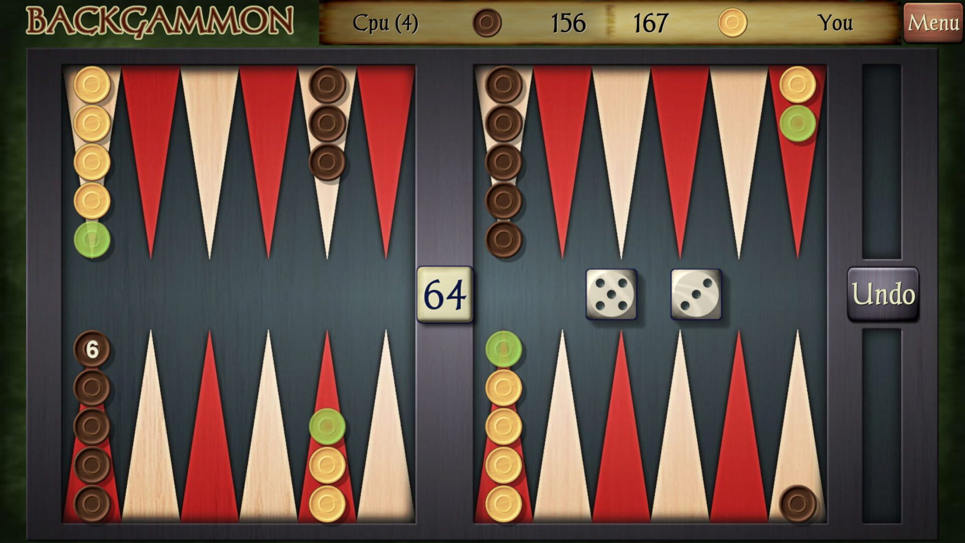 Screenshot for Backgammon