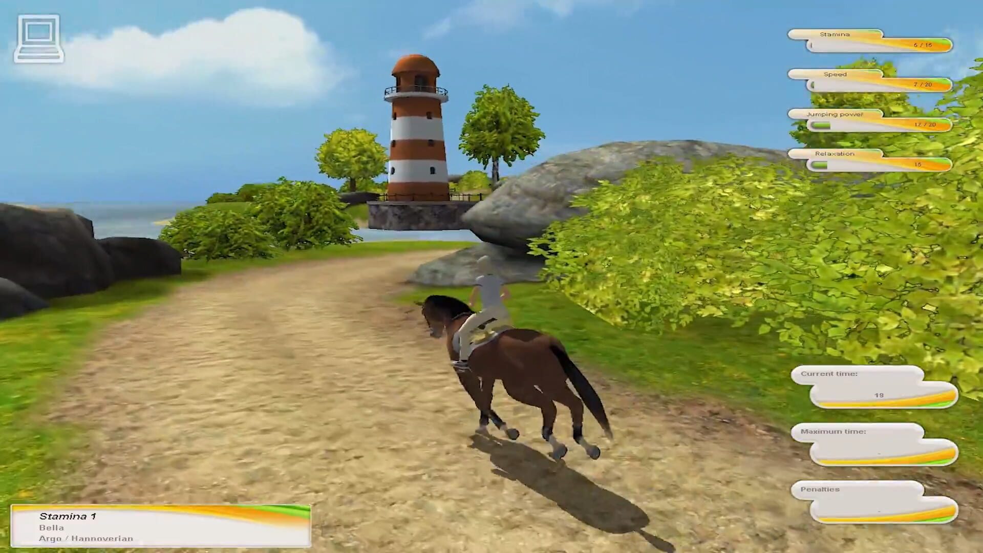 Screenshot for Championship Riding Star