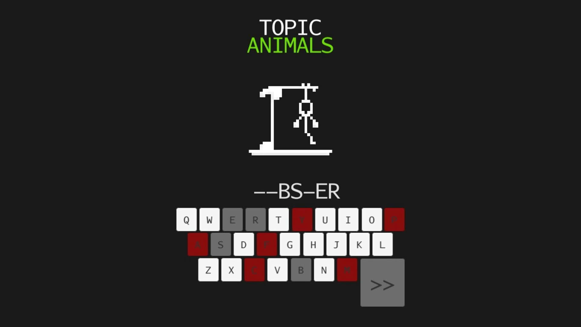 Screenshot for Black Hangman