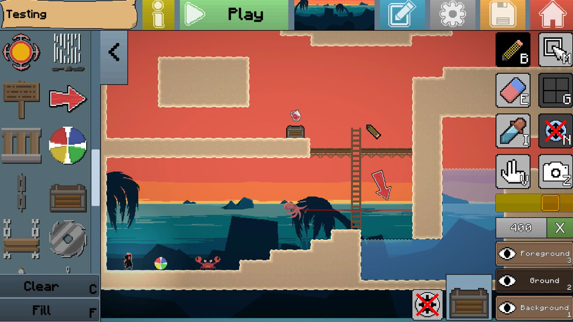 Screenshot for Makis Adventure: Level Editor