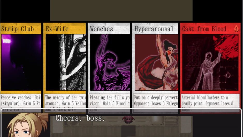 Screenshot for World Pole Gaiden Rise! Mark of the Deck 2: Sanguine & Melancholia