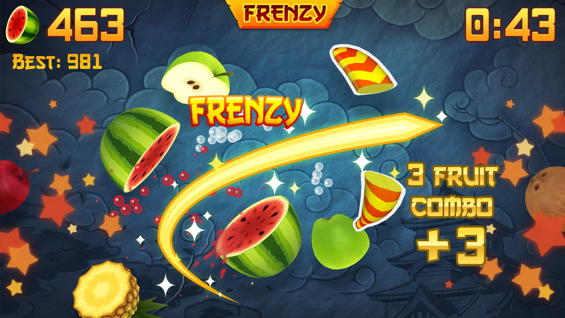 Screenshot for Fruit Ninja Classic+