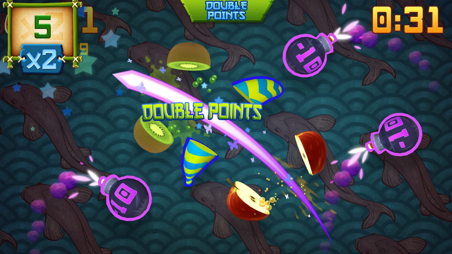 Screenshot for Fruit Ninja Classic+