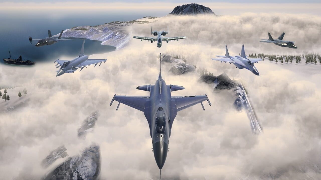 Screenshot for Airplane Flight Simulator: Combat Zone