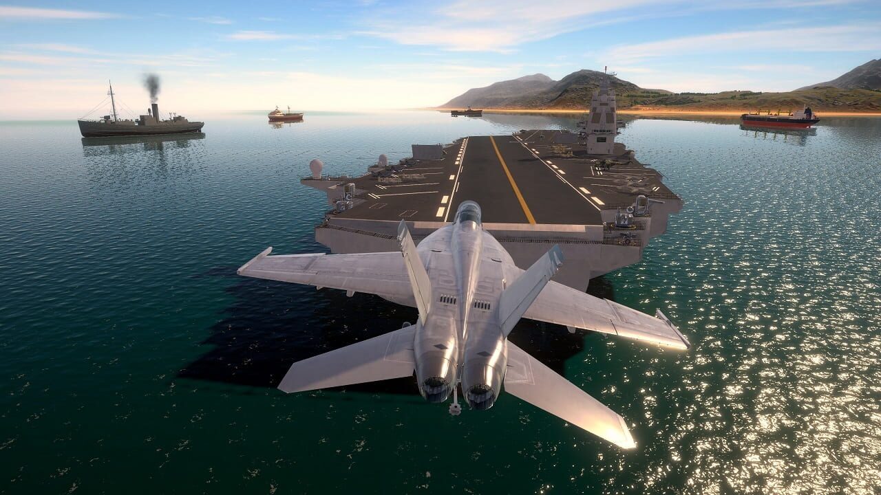 Screenshot for Airplane Flight Simulator: Combat Zone