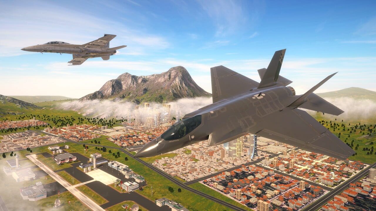 Screenshot for Airplane Flight Simulator: Combat Zone