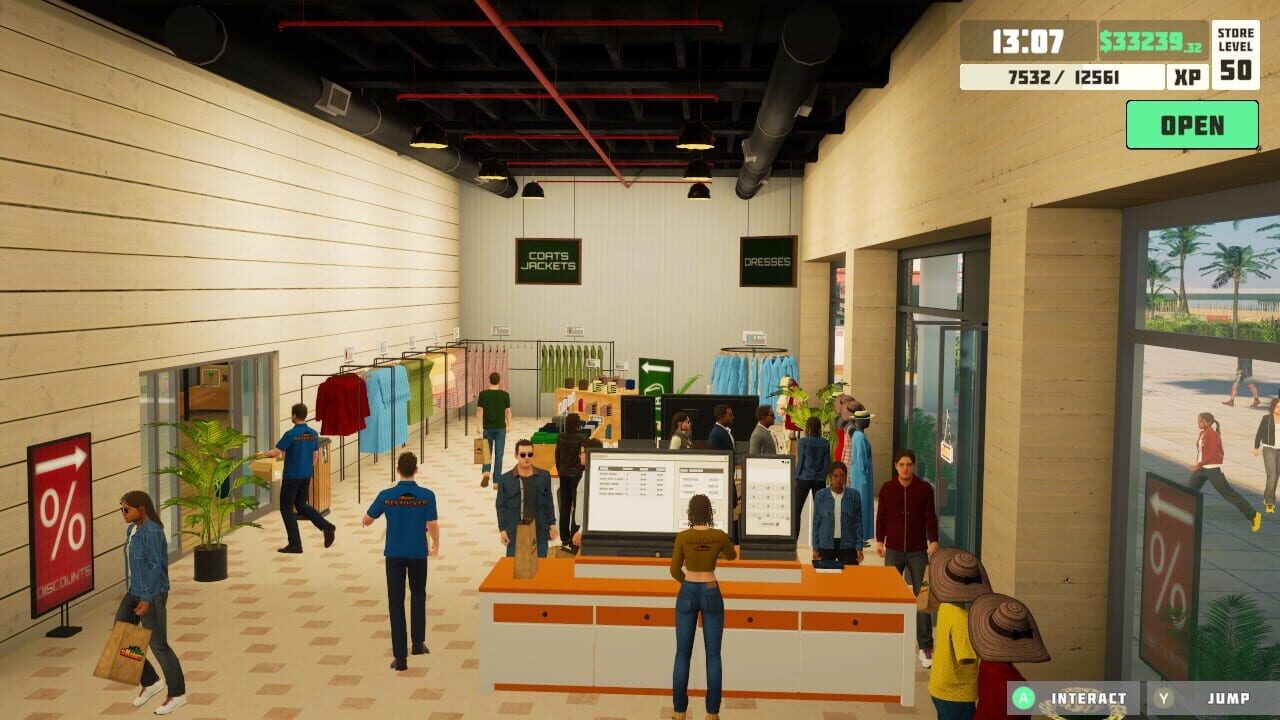 Screenshot for SiMarket Cloth Store Simulator