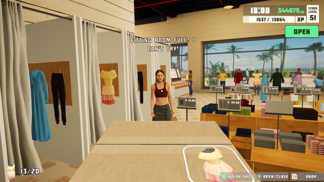 Screenshot for SiMarket Cloth Store Simulator