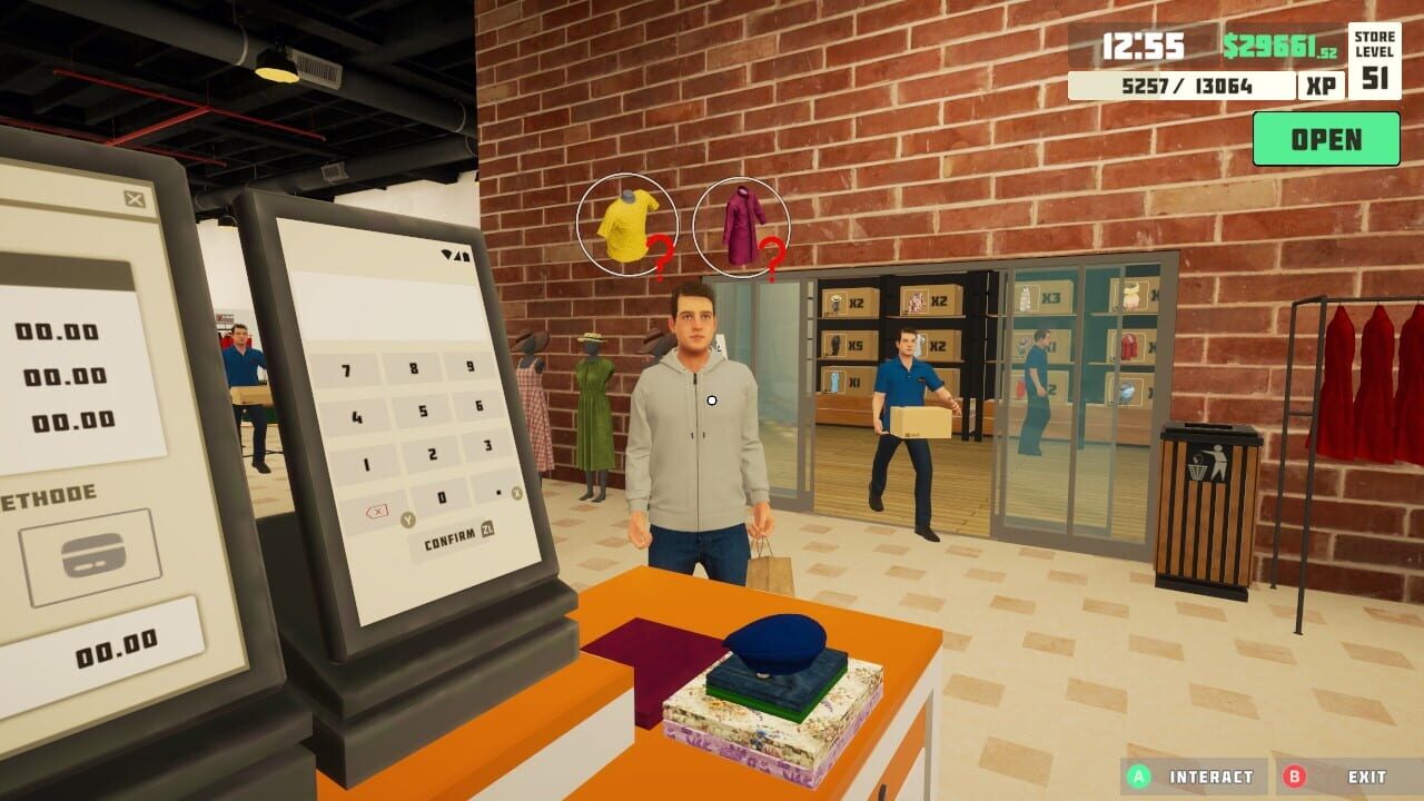 Screenshot for SiMarket Cloth Store Simulator