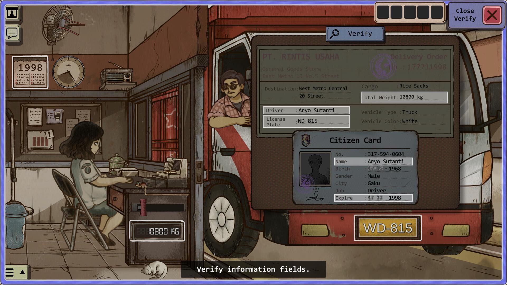 Screenshot for 1998: The Toll Keeper Story