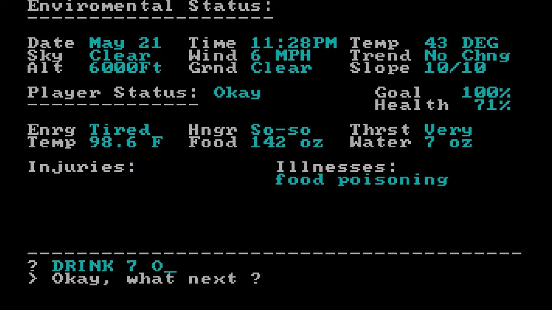 Screenshot for Wilderness: A Survival Adventure