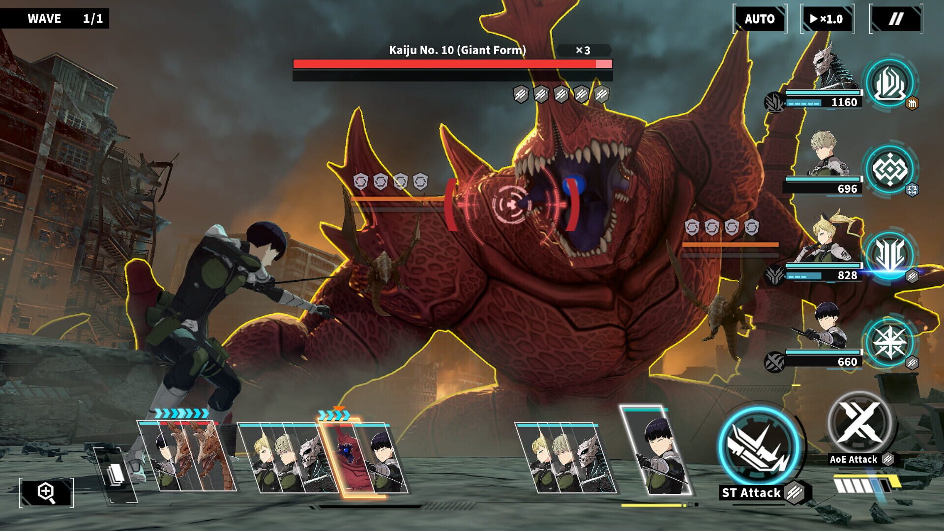 Screenshot for Kaiju No. 8: The Game