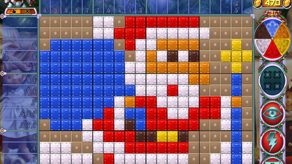 Screenshot for Rainbow Mosaics 10: Christmas Helper