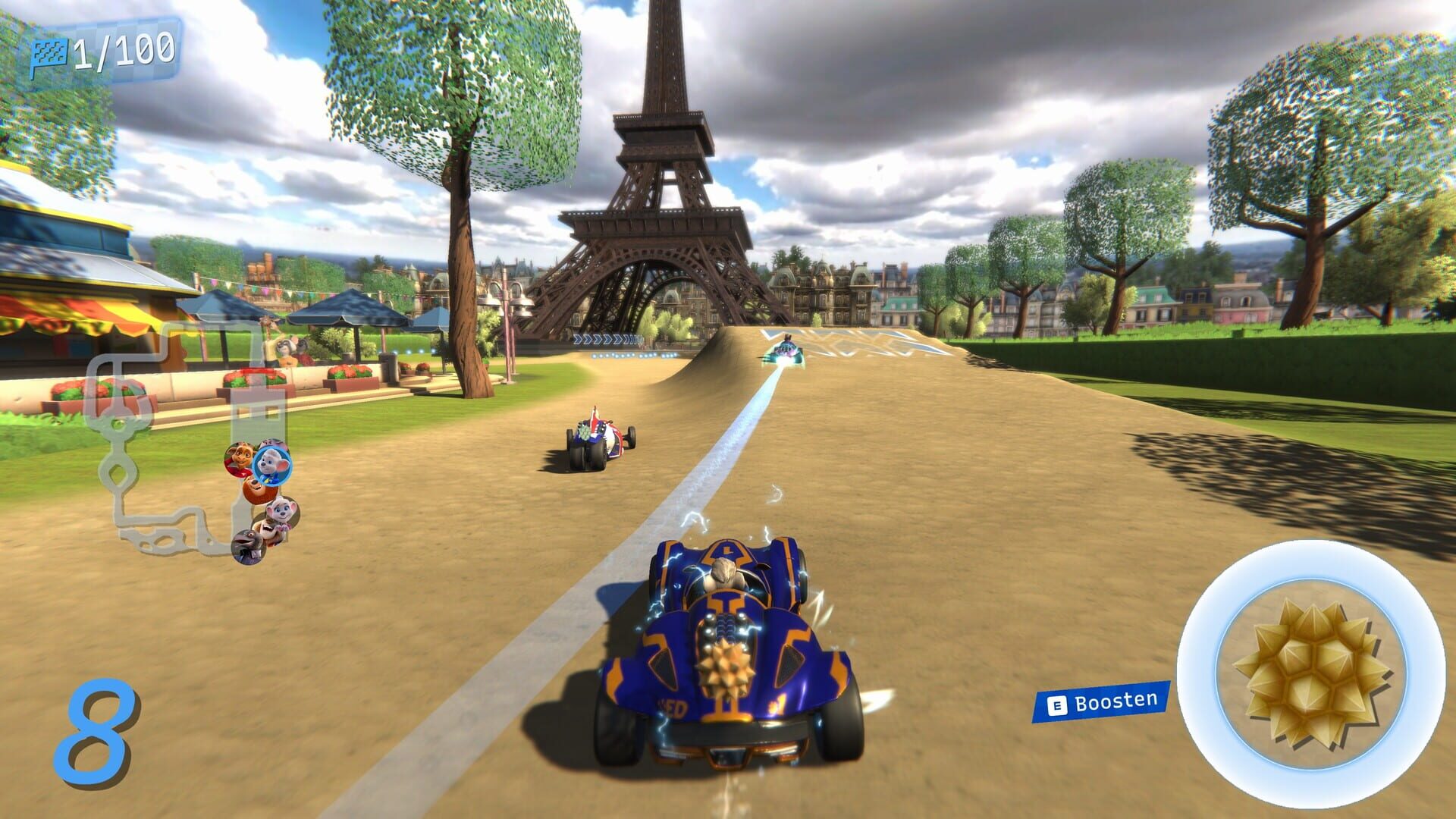 Screenshot for Ed & Edda: Grand Prix – Racing Champions