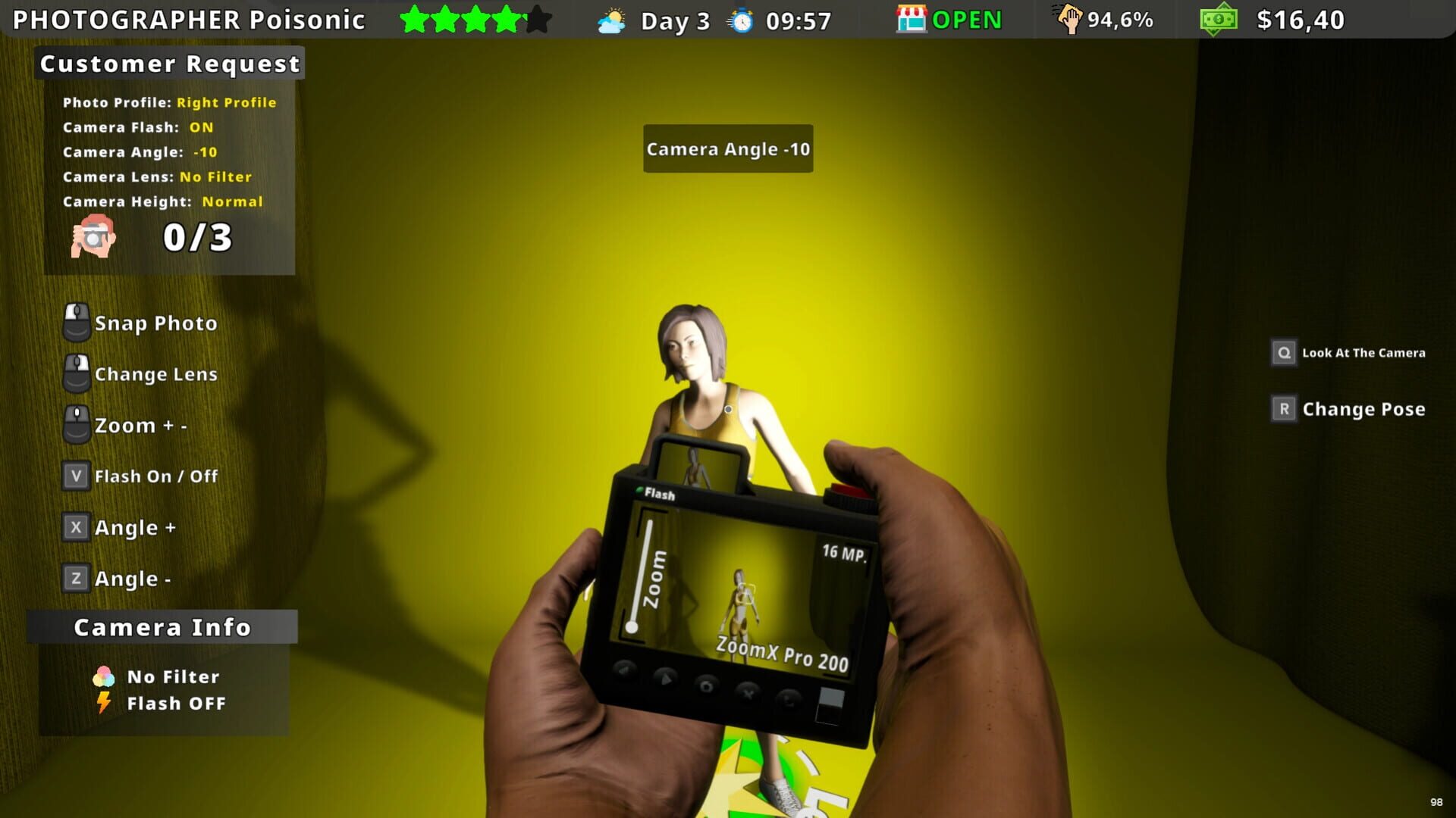 Screenshot for Photographer's Life Simulator