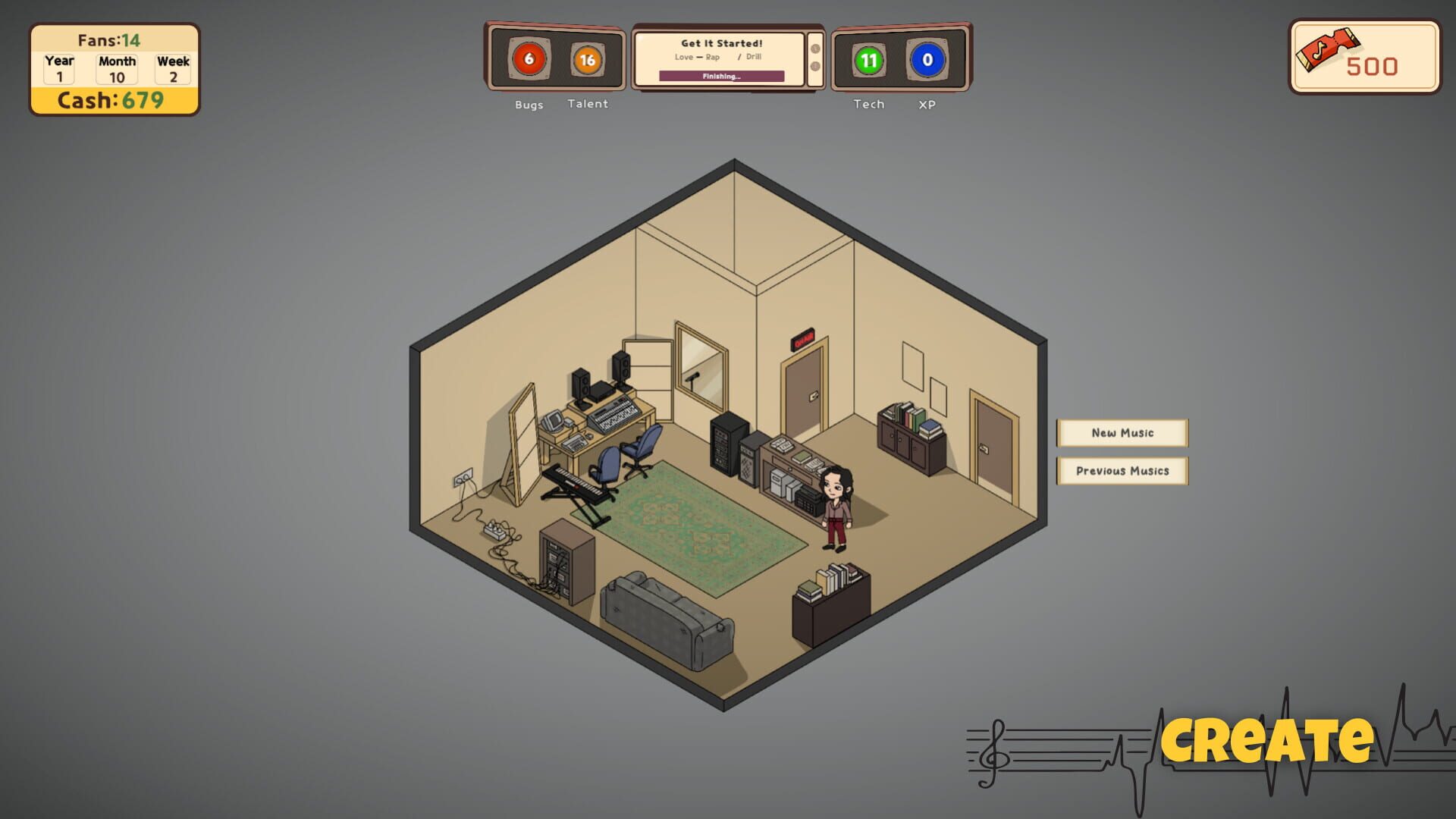 Screenshot for Music Producer Tycoon