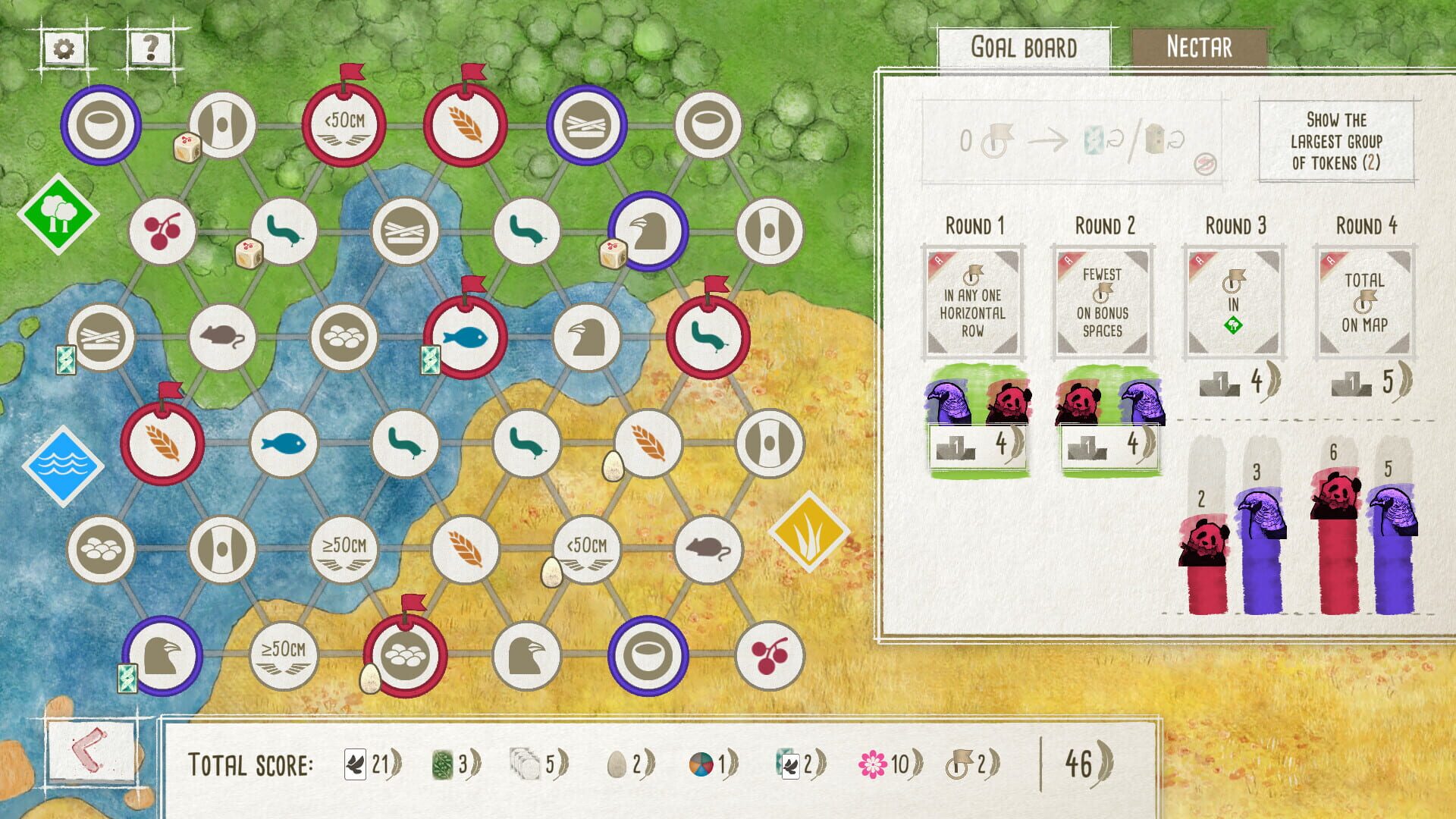 Screenshot for Wingspan: Asia Expansion