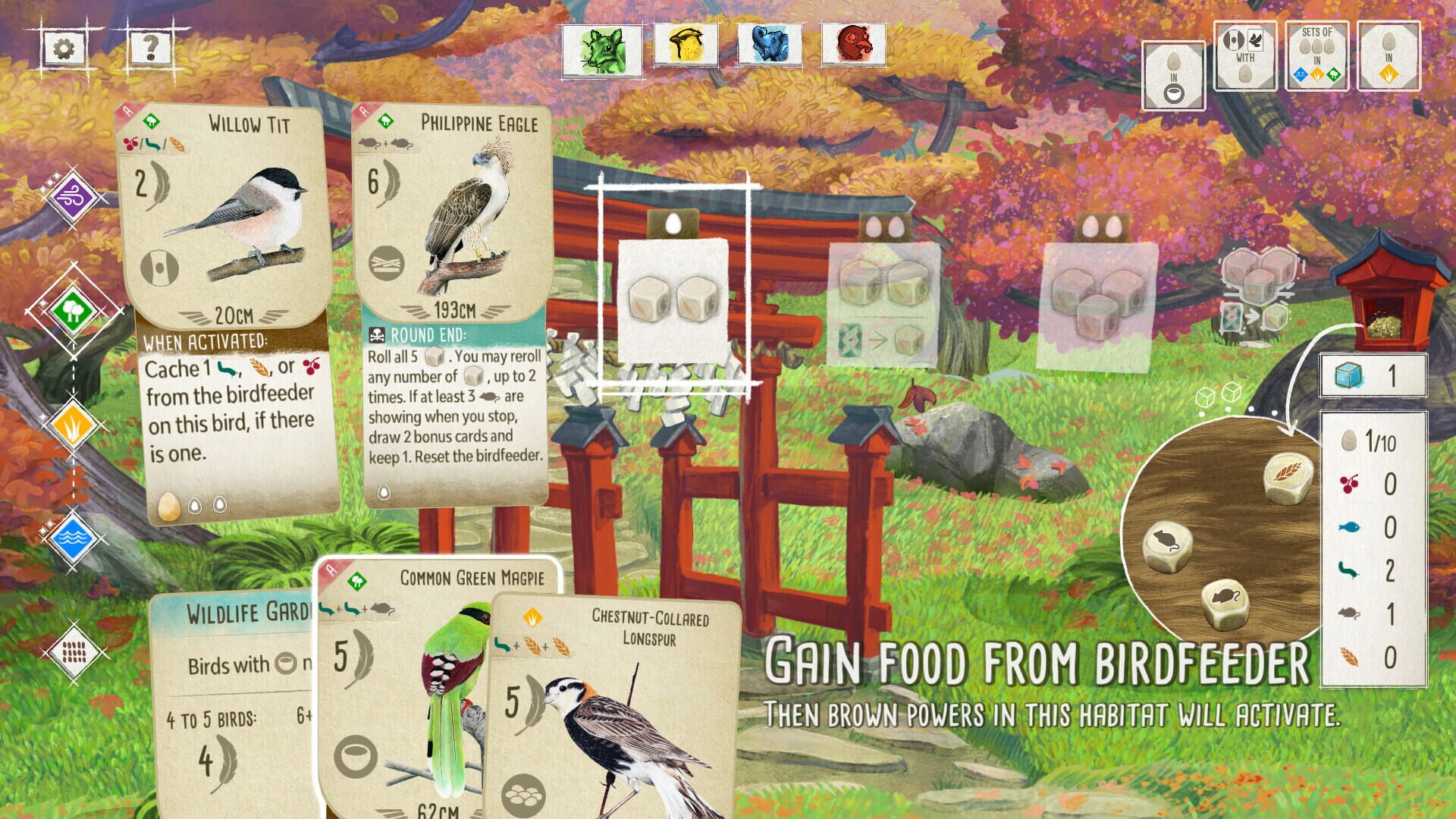 Screenshot for Wingspan: Asia Expansion