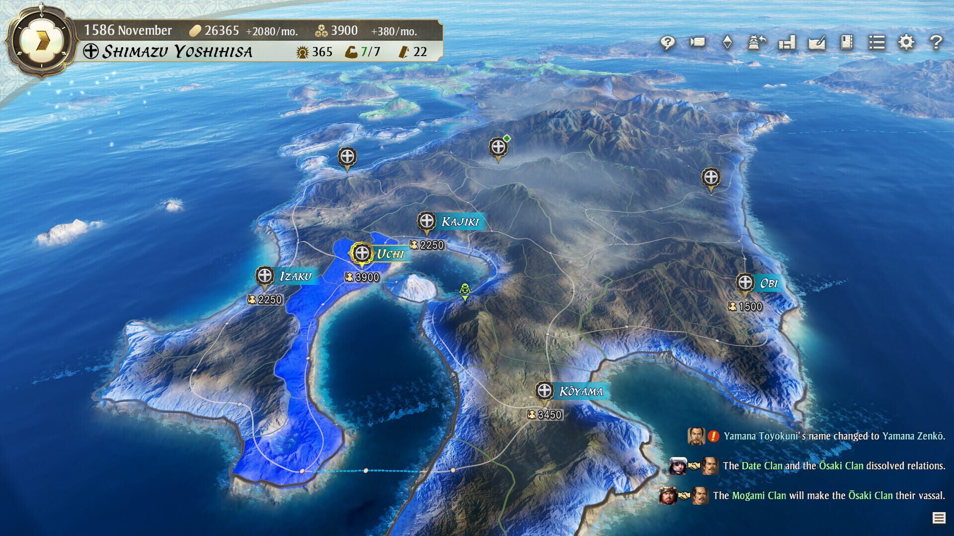 Screenshot for Nobunaga's Ambition: Awakening - Set of 6 Scenarios
