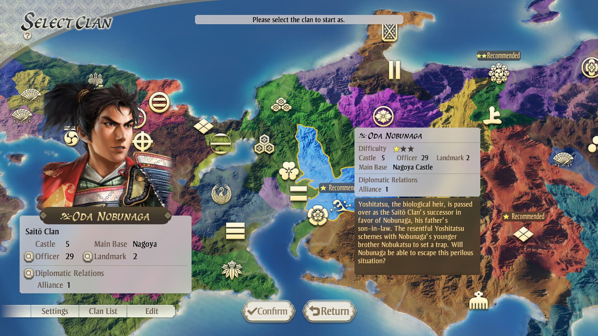 Screenshot for Nobunaga's Ambition: Awakening - Set of 6 Scenarios
