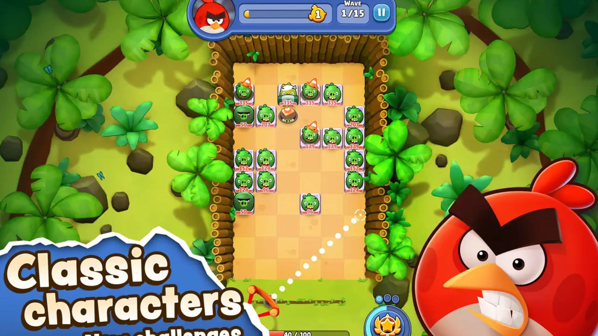 Screenshot for Angry Birds Bounce