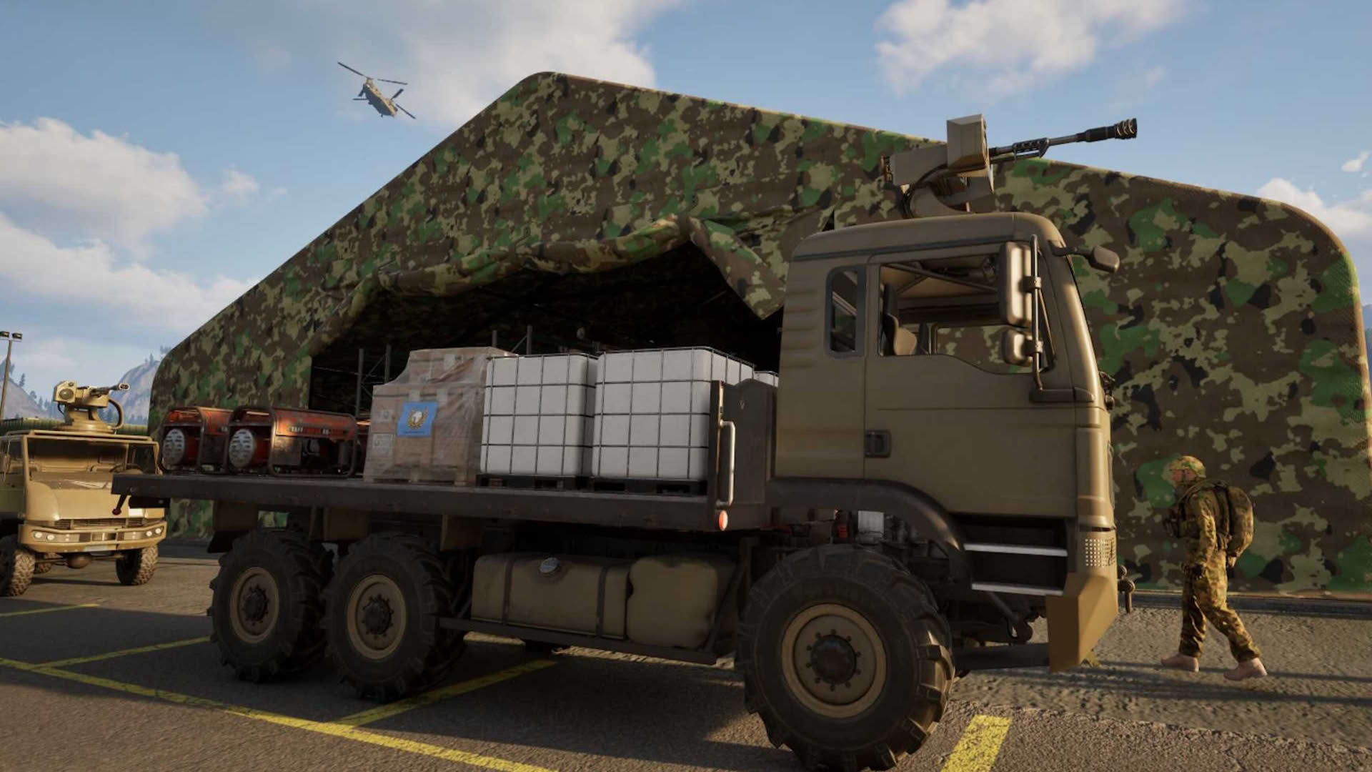 Screenshot for Military Logistics Simulator