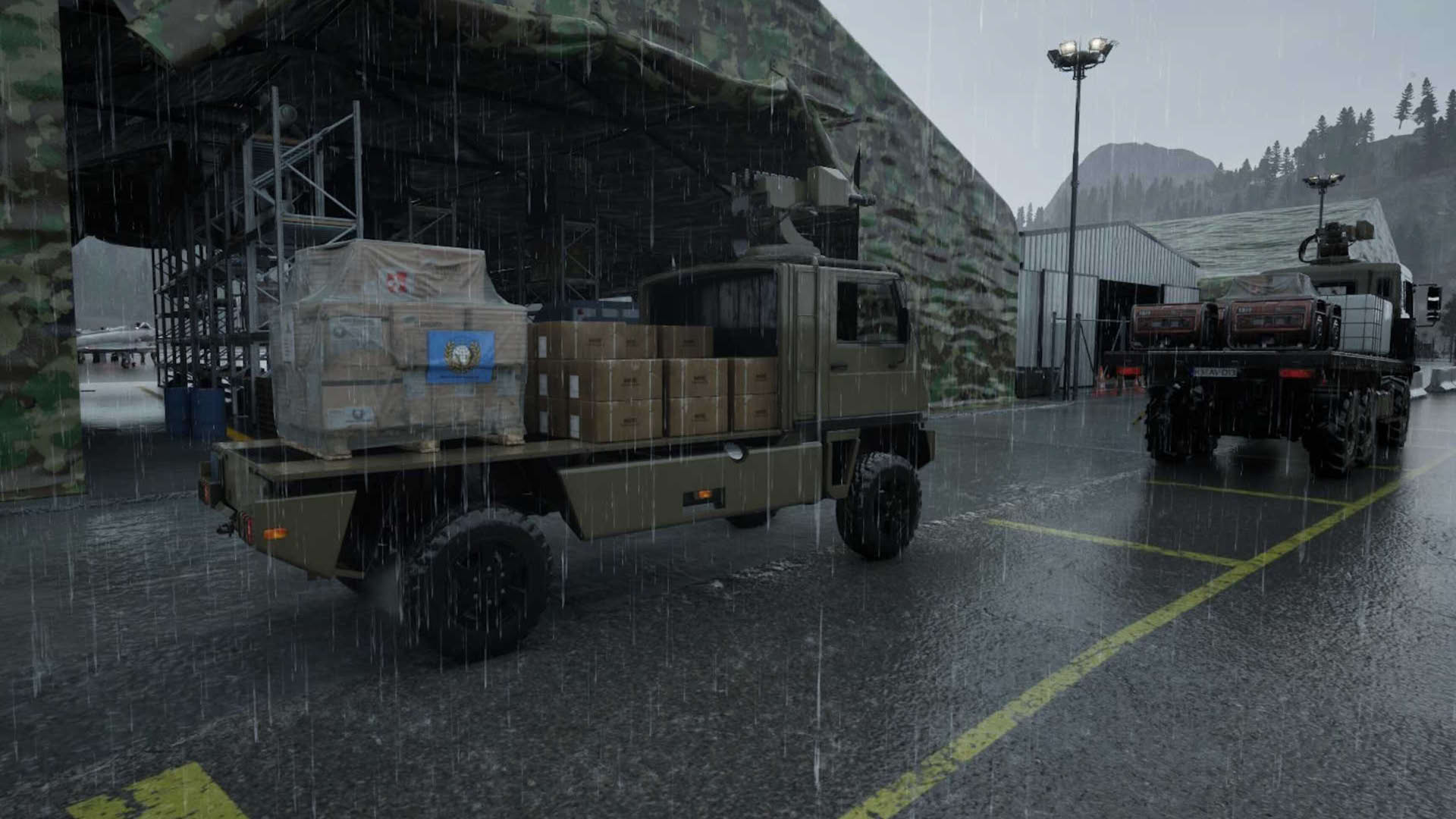 Screenshot for Military Logistics Simulator