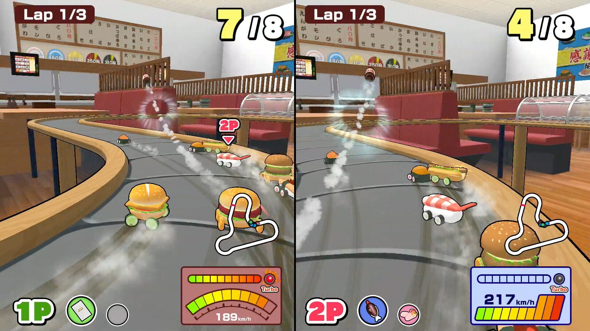 Screenshot for Sushi vs. Burger Race