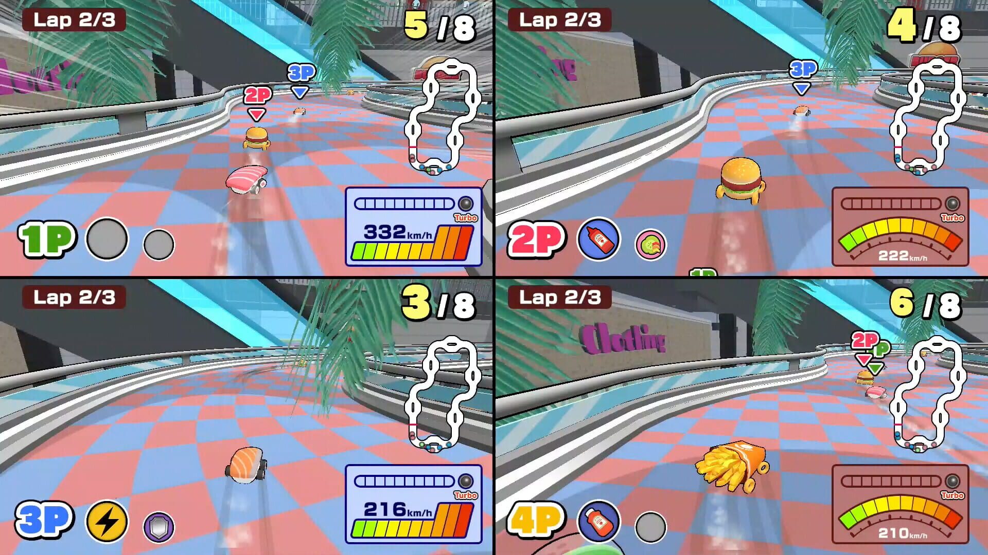 Screenshot for Sushi vs. Burger Race