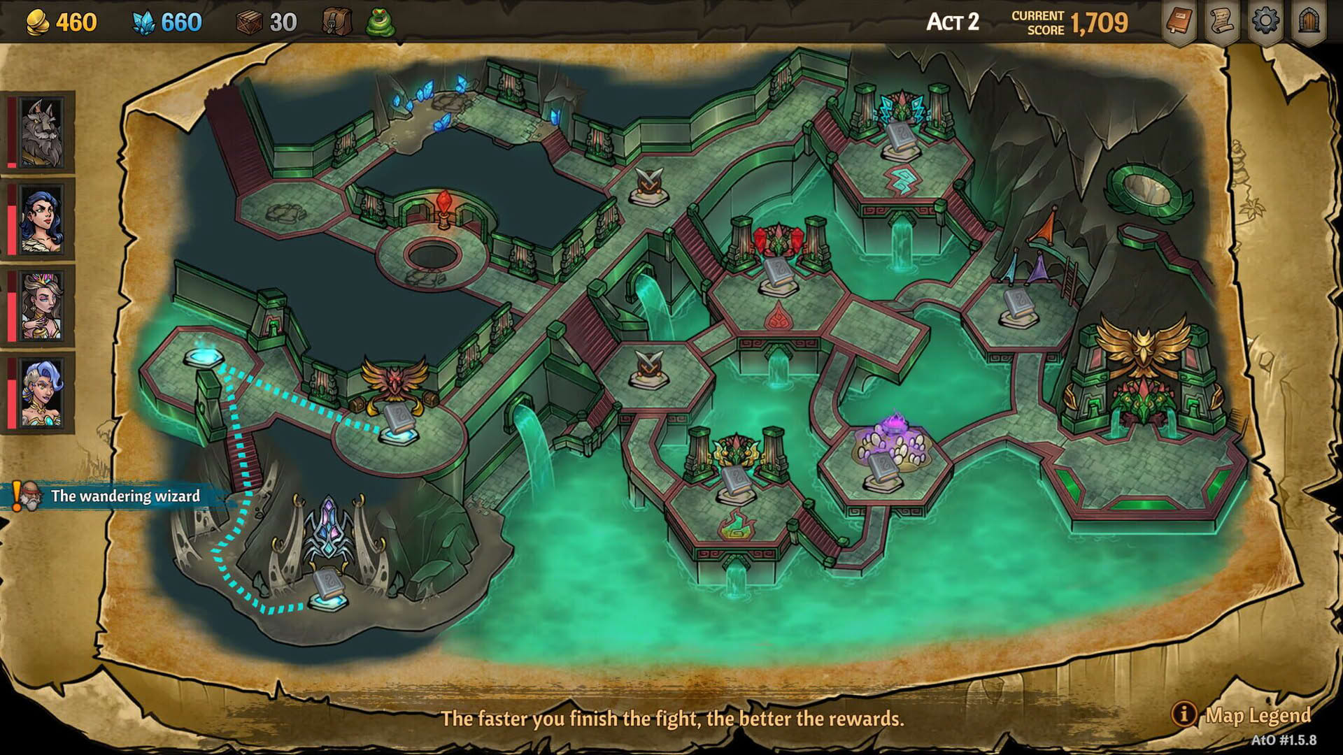 Screenshot for Across the Obelisk: The Sunken Temple