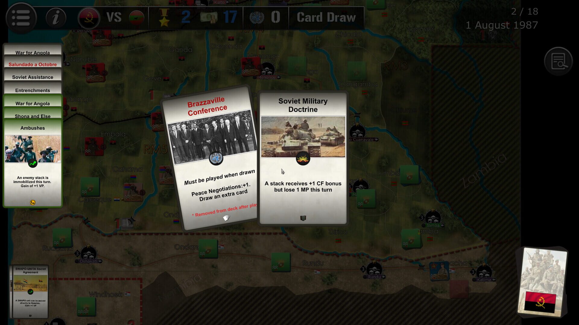 Screenshot for Wars Across The World: Angola 1988