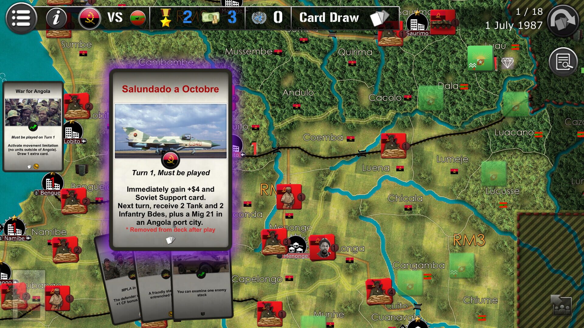 Screenshot for Wars Across The World: Angola 1988