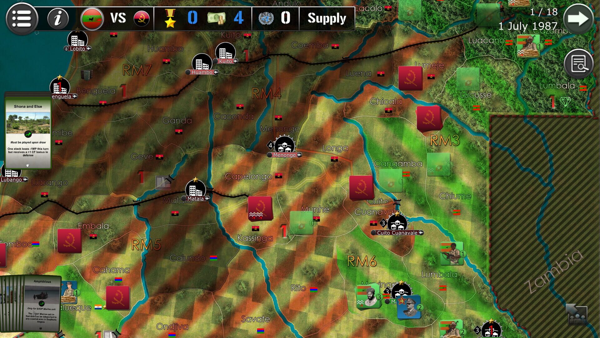 Screenshot for Wars Across The World: Angola 1988