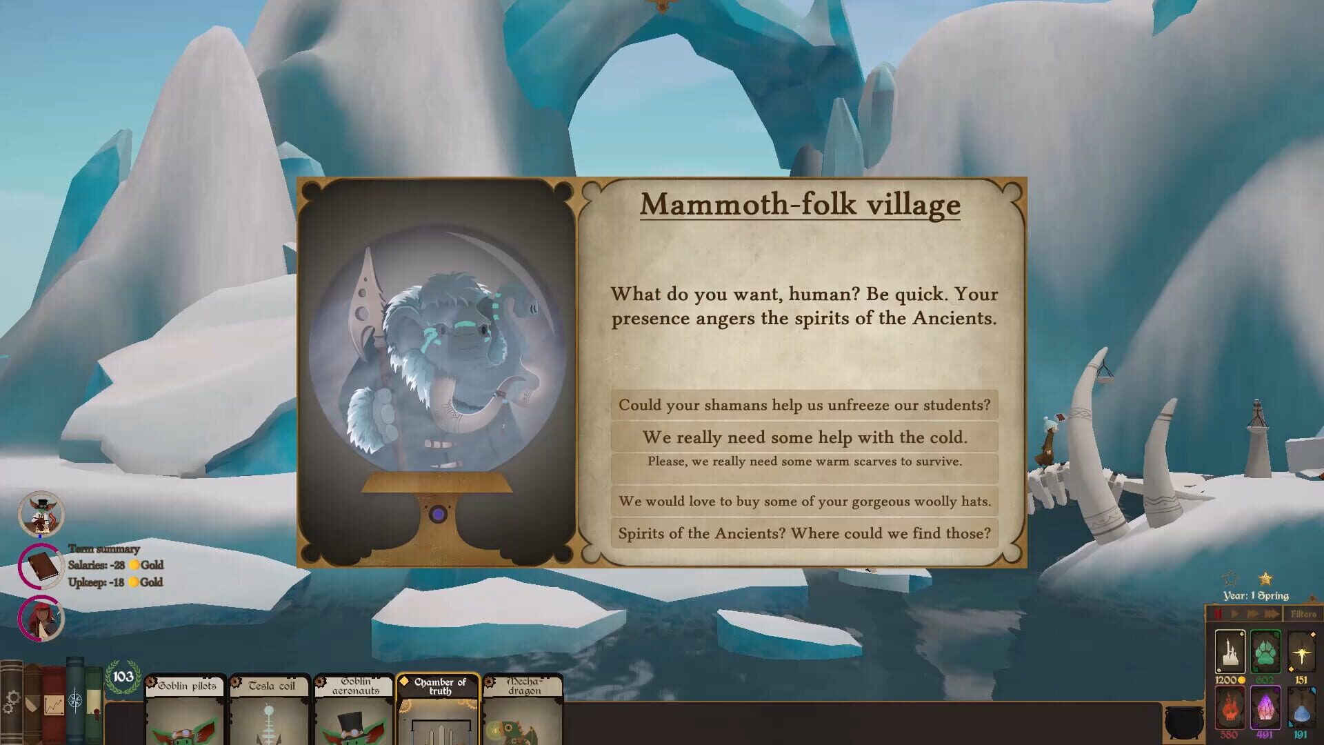 Screenshot for Spellcaster University: Gears and Gobelins